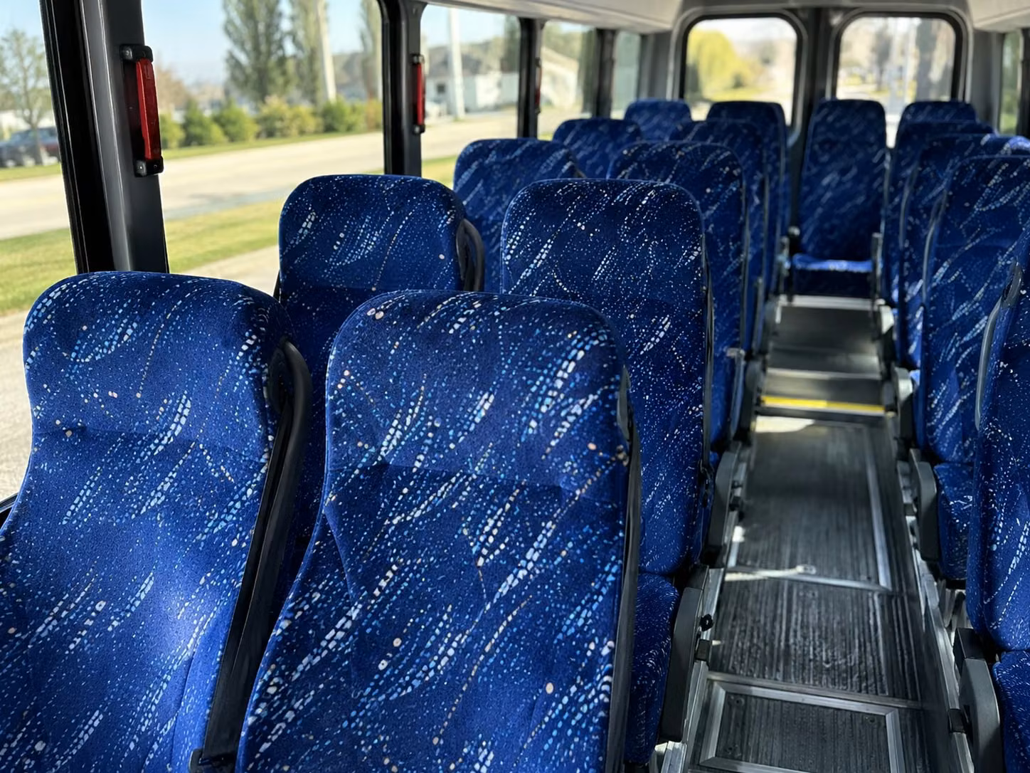 15 passenger minibus inside
