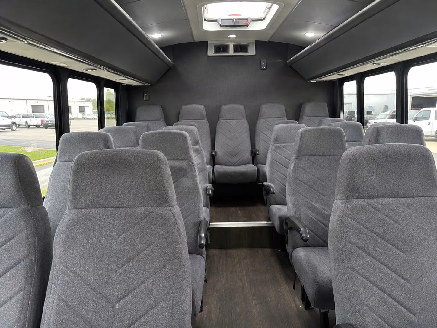 20 passenger minibus interior